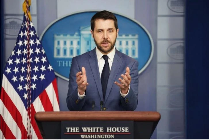 White House national economic director Brian Deese speaks during a press briefing at the White House in Washington, US, July 2, 2021. (Reuters)