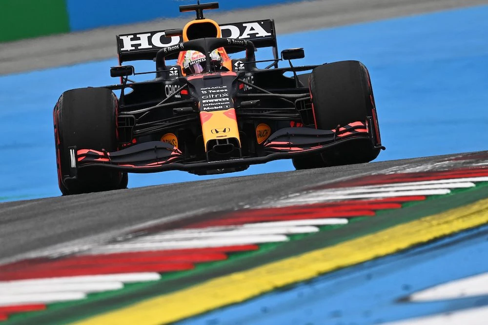 Max Verstappen's latest pole was on his team's home track at the Red Bull ring, where he won from pole last weekend. (AFP)