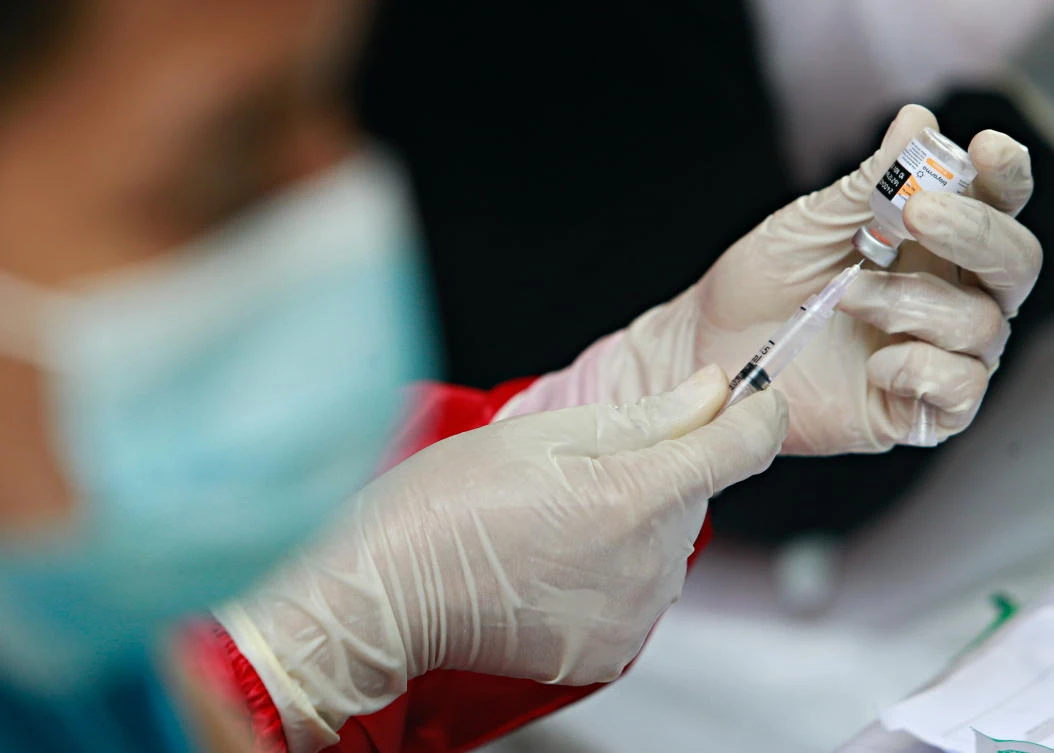 China administered about 12.9 million doses of COVID-19 vaccine on July 3. (Reuters)