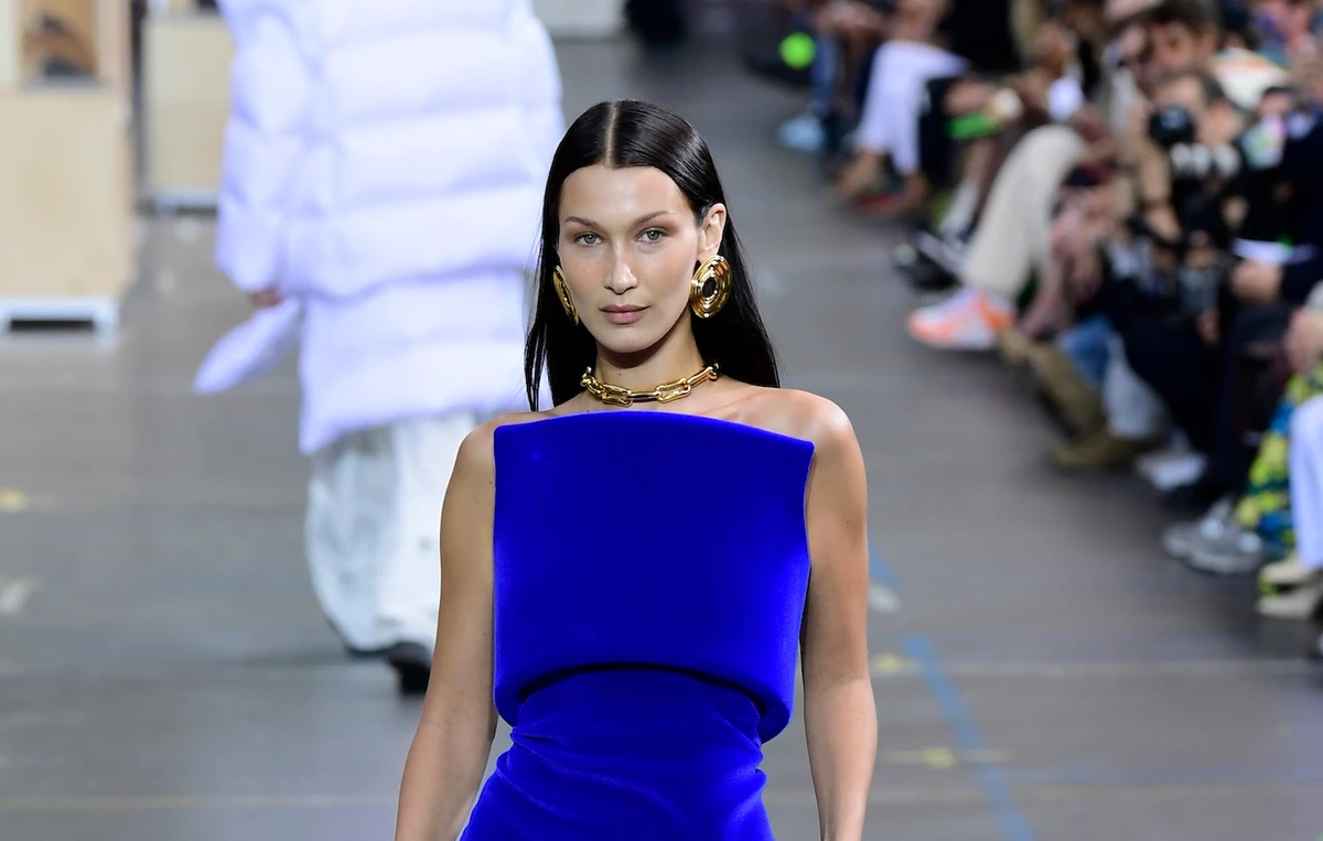Bella Hadid hits the Off-White runway in Paris