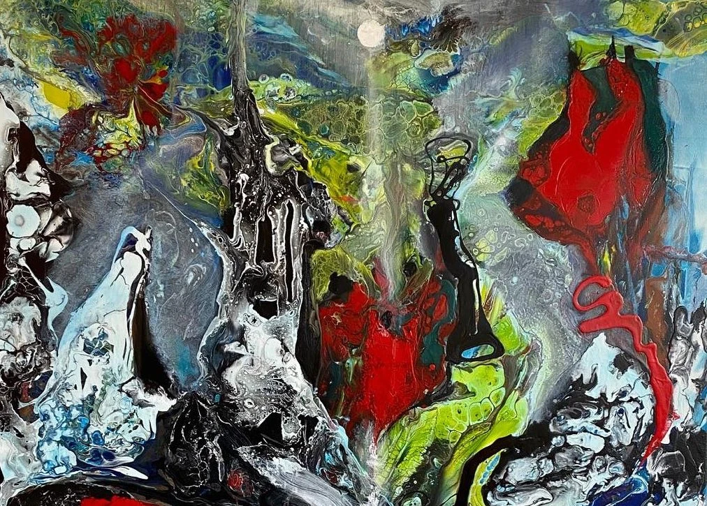 The artist will have her paintings – “Sun Shining Day” and “Promised Land” – exhibited for a year at an art gallery in Florence. (Instagram)