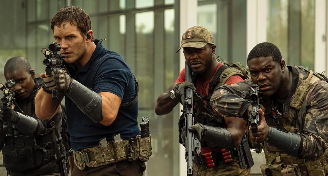 Chris Pratt stars in ‘The Tomorrow War.’ (Supplied)