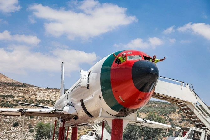 Buckle up: Palestinian twins turn Boeing 707 into restaurant