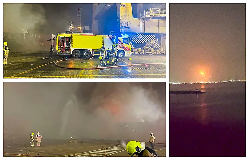 Dubai extinguishes fire on ship in Jebel Ali Port
