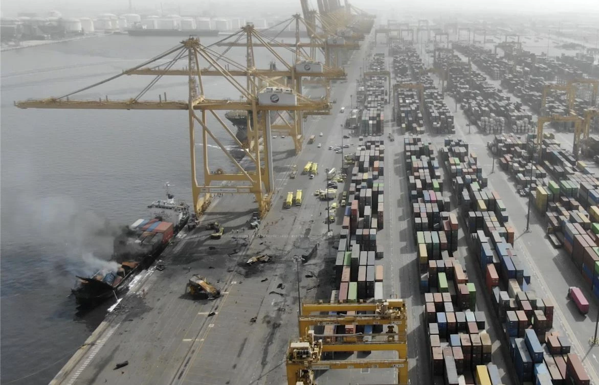 Jebel Ali Port: Dubai blast ship fire put out in less than 40 minutes