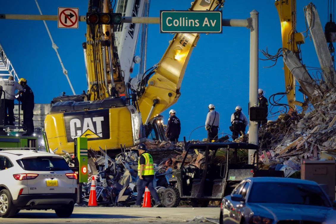 Death toll from collapsed Florida condo tower rises to 64