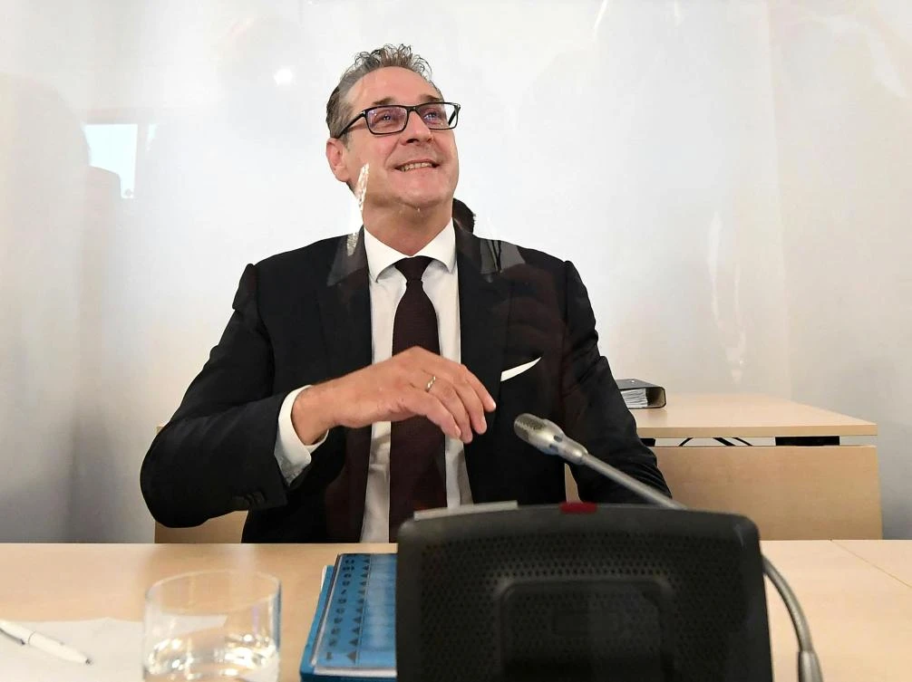 This file photo taken on June 4, 2020 shows former Austrian Vice-Chancellor and former leader of the far-right Freedom Party (FPOe) Heinz-Christian Strache. (AFP)