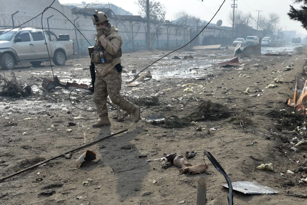 The British Army at one point had 9,500 military personnel covering 137 bases in Helmand alone during the Afghan conflict. (File/AFP)