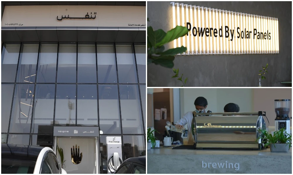 Saudi cafe aims to inspire greener future through recycling and free coffee