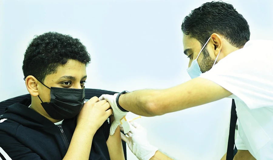 More than 19.5 million COVID-19 vaccine doses have been administered in the country so far. (SPA)
