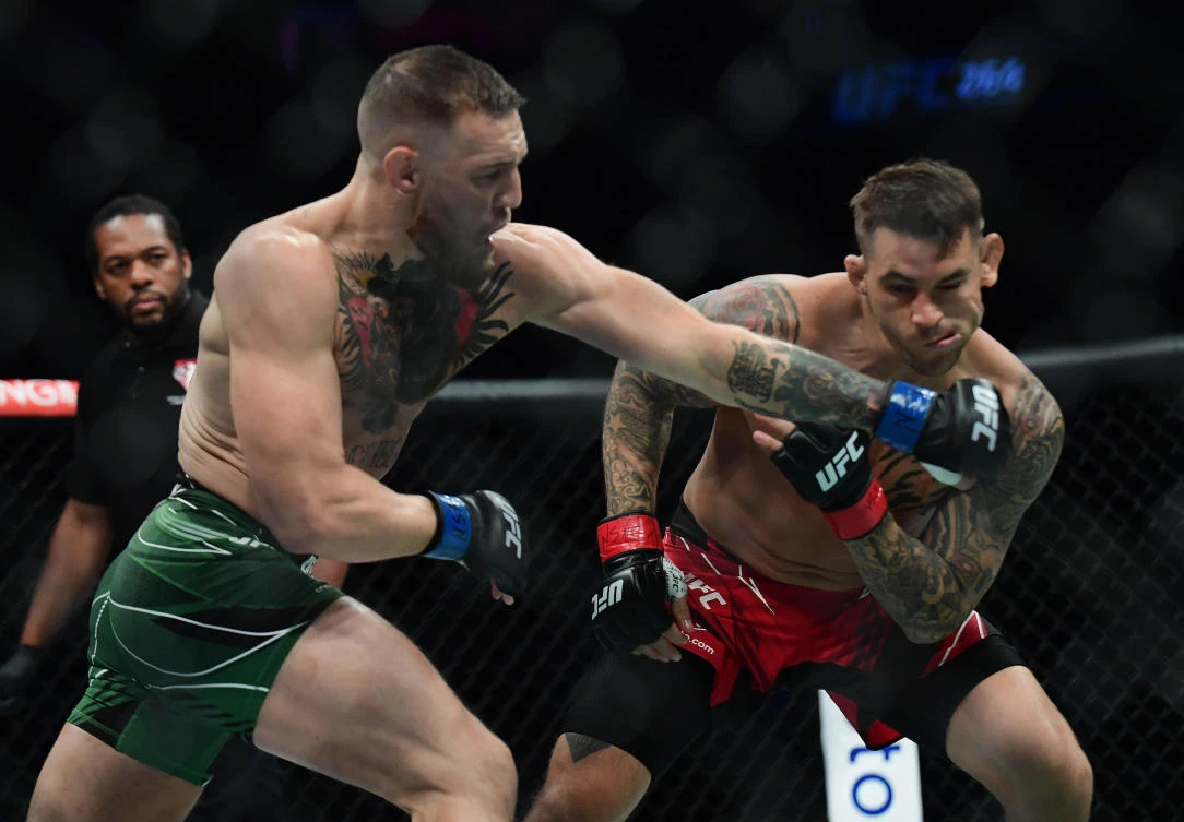 Conor McGregor injures leg, Poirier wins UFC 264 showdown