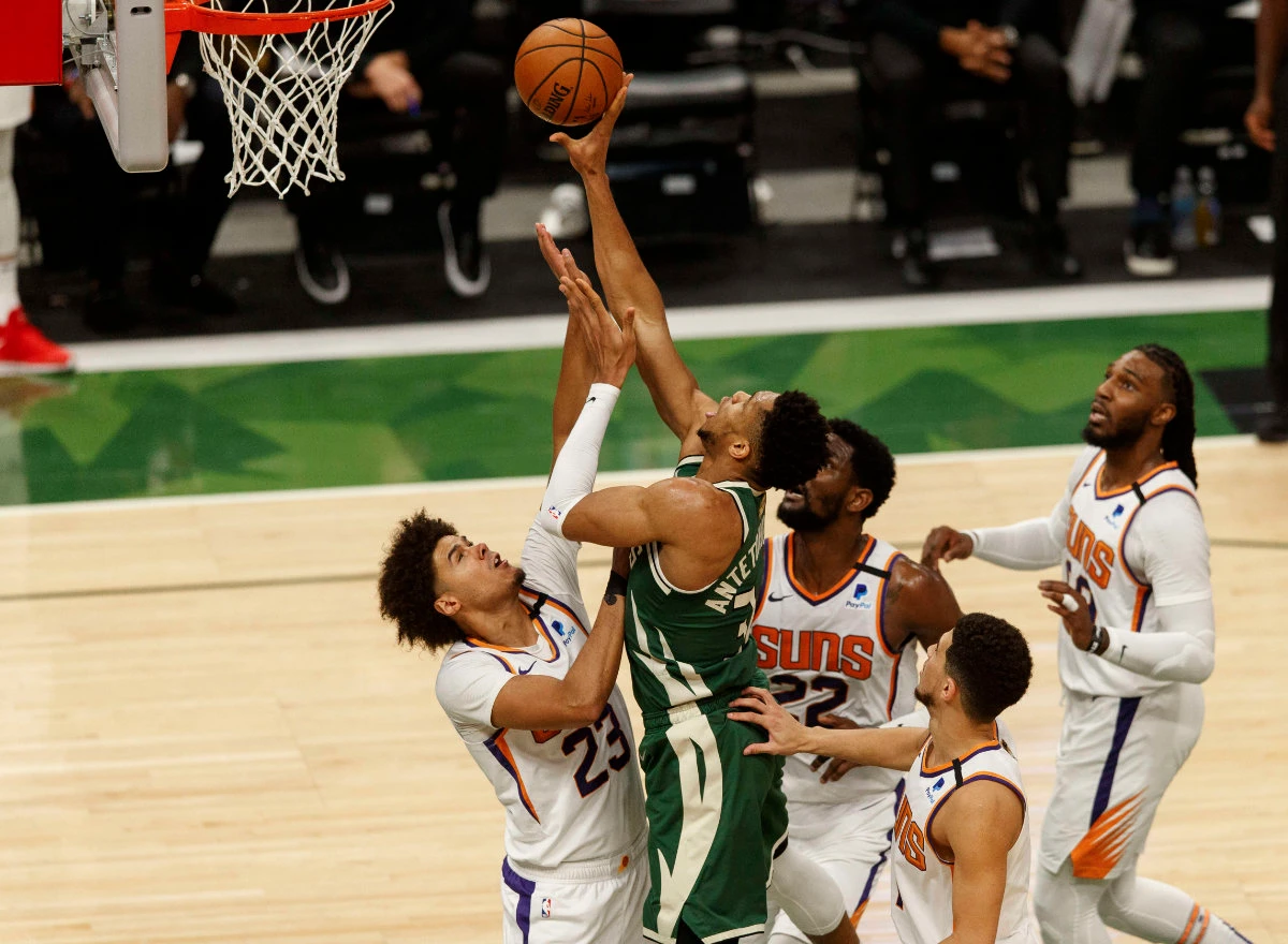 Giannis scores 41 as Bucks trim Suns’ lead in NBA Finals