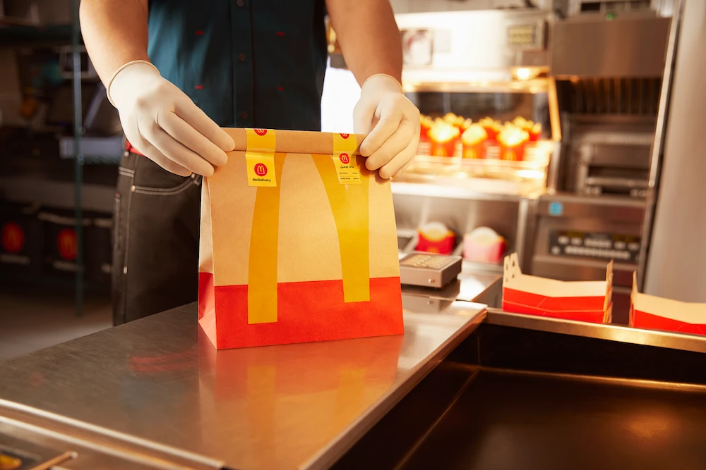 McDonald’s restaurants are fully equipped with PPE for every team member as per local health agency guidelines. (Supplied)