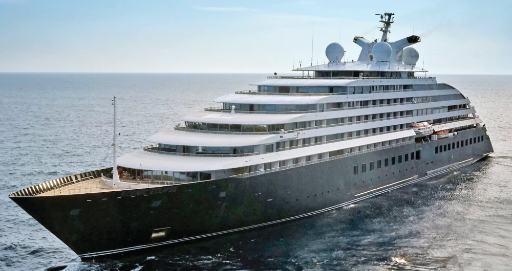 The Scenic Eclipse will sail from Jeddah with destinations including Yanbu, Aqaba and Port Ghalib Marina. (Supplied)