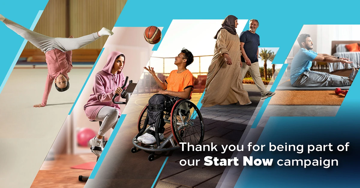 Saudi Sports For All Federations's Start Now campaign aimed to promote sporting activity and healthy lifestyle across the Kingdom. (Supplied/SFA)