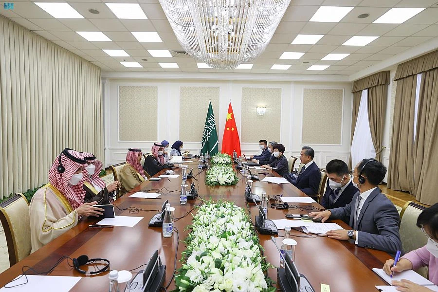 Saudi foreign minister meets Chinese, Kazakh, Tajik, Turkmen counterparts