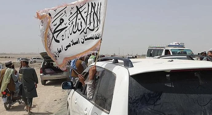 Taliban fighters had captured the border area on Wednesday, the second-largest crossing on the border with Pakistan. (AFP)