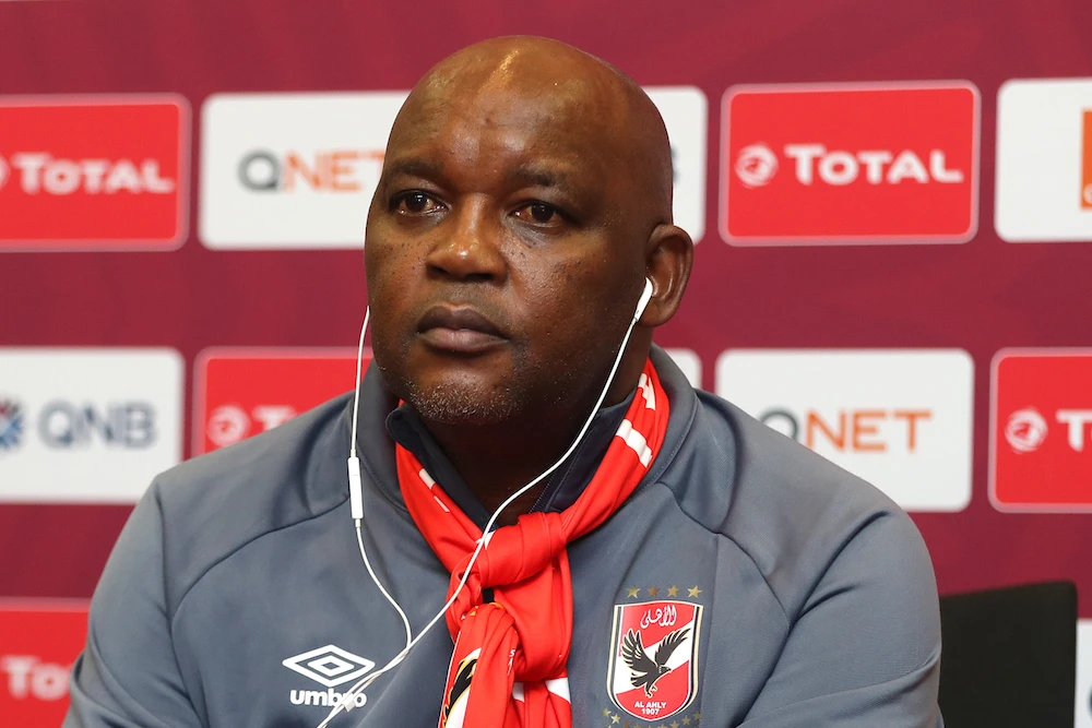 Al-Ahly’s South African coach Pitso Mosimane. (Twitter Photo)