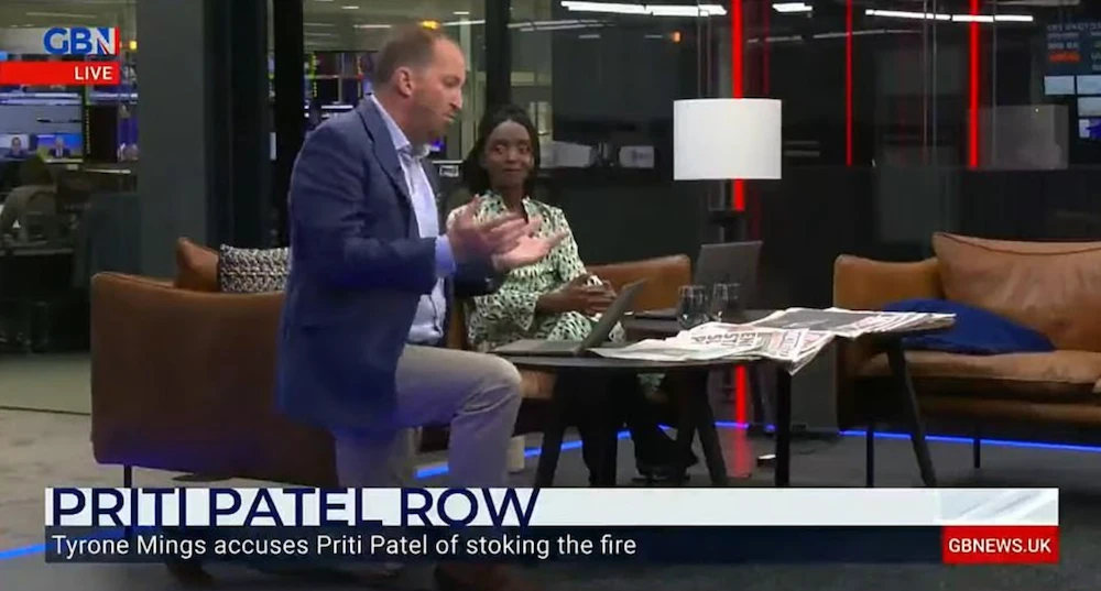 GB News presenter pulled off air for taking the knee