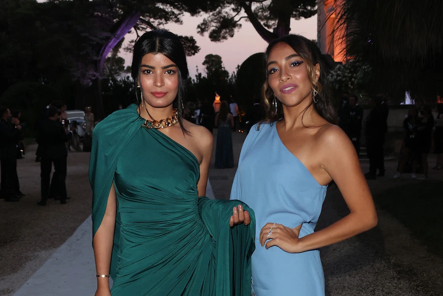 Mila Alzahrani and Sarah Taiba. Getty Images
