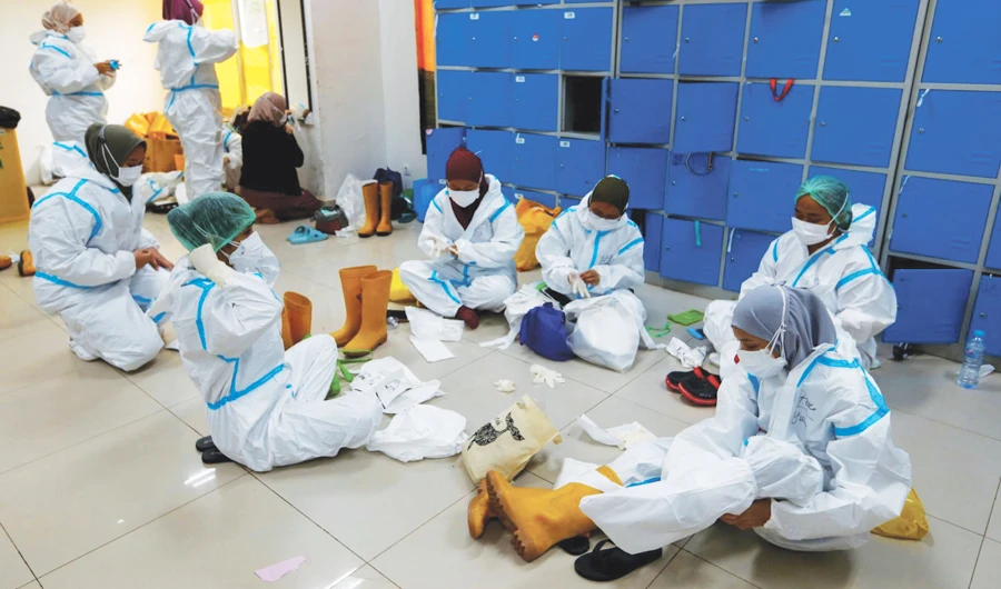 Indonesia has lost 491 doctors since March last year, data from the Indonesian Medical Association’s mitigation team showed. (Reuters/File)