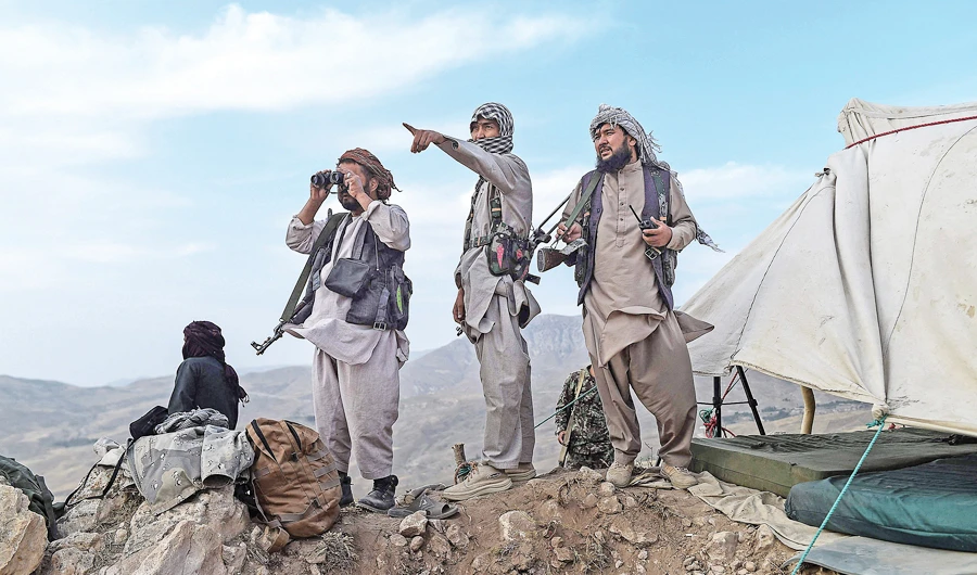 Anti-Taliban militants in Balkh region of Afghanistan. Since the drawdown of US-led troops from Afghanistan began, the Taliban have overrun several districts. (AFP)