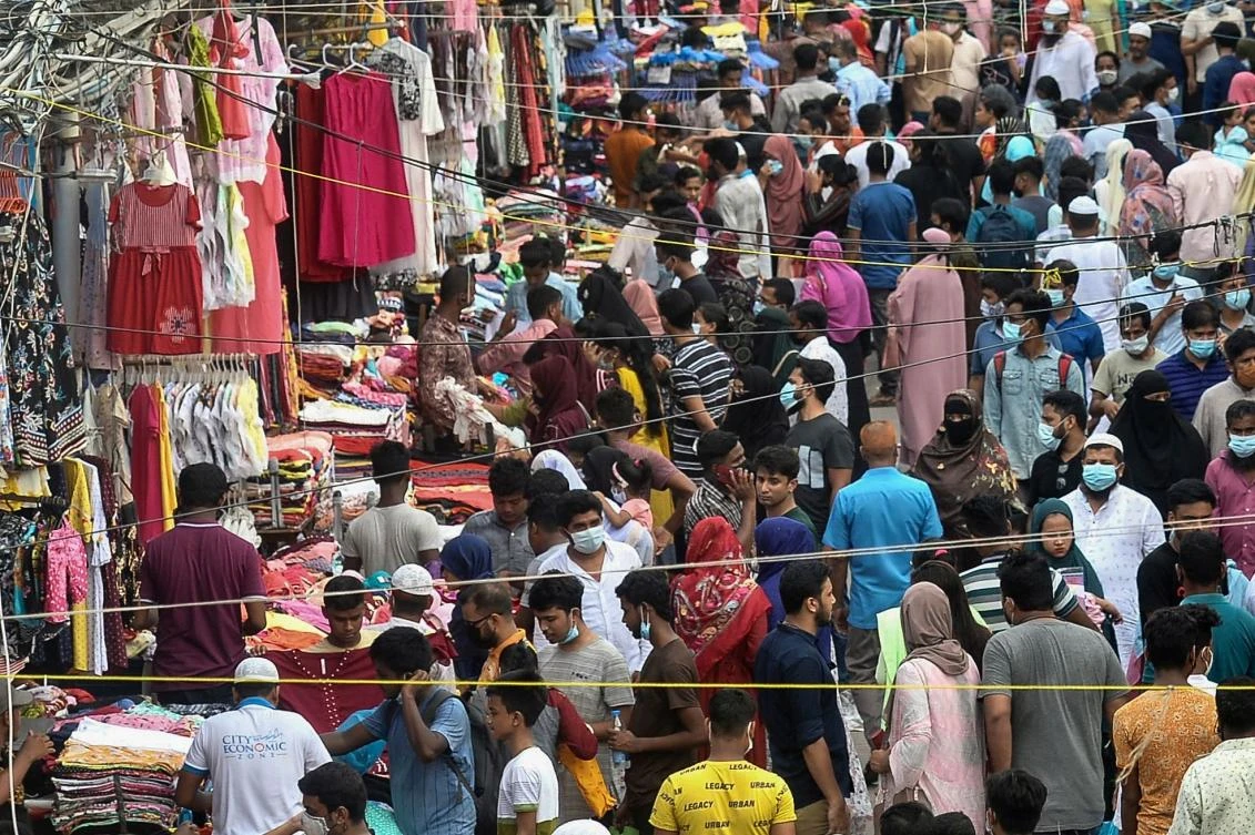 Around 30 million to 40 million people will gather for prayers in mosques or open fields across Bangladesh for the Eid Al-Adha festival on Wednesday. (AFP)
