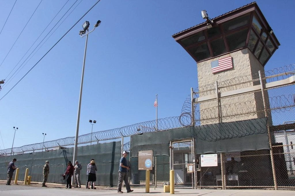 The transfer of Abdullatif Nasser could suggest US President Joe Biden is making efforts to reduce the Guantanamo population. (AFP)