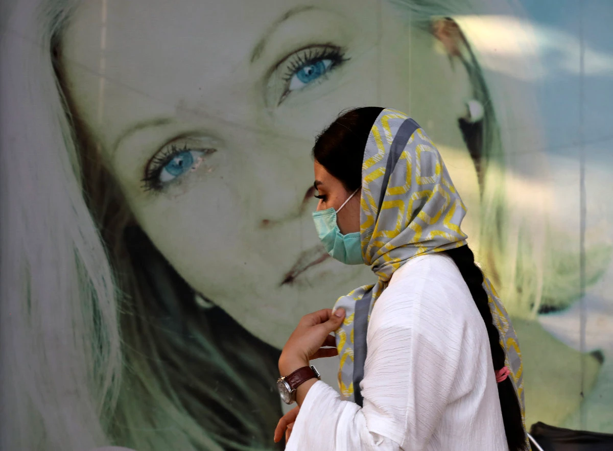 Tehran and its surroundings went into a week-long lockdown amid another surge in the pandemic. (AP Photo/Vahid Salemi)