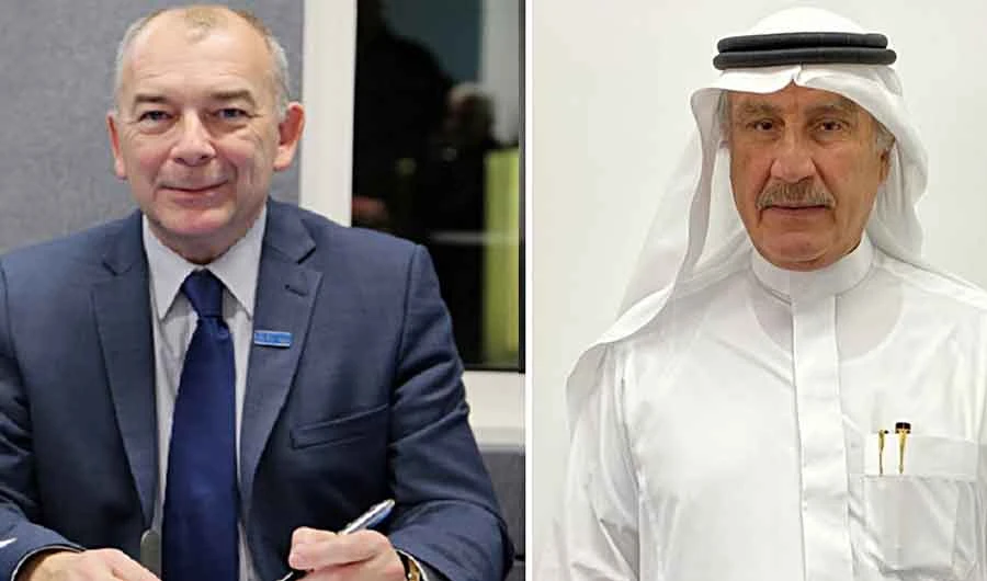 Professor John Latham and Professor Ghazi Jamjoom.
