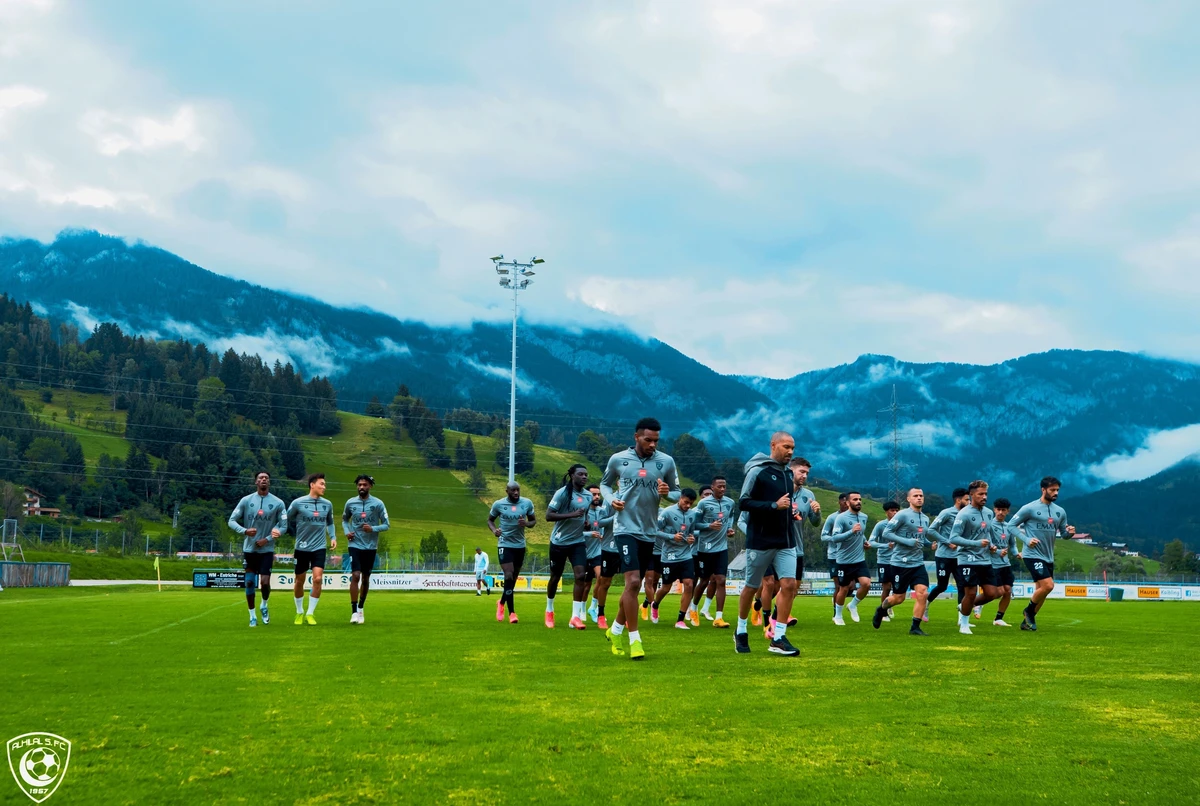 Al-Hilal’s squad is currently taking part in training camp in Austria ahead of the start of the 2021-22 SPL season. (Twitter: @Alhilal_FC)