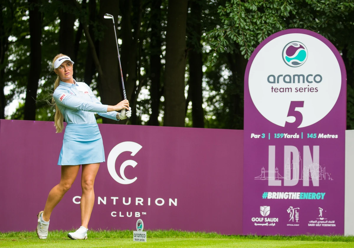 England's Charley Hull has been confirmed for the second Aramco Team Series event in Spain. (Supplied/Ladies European Tour)