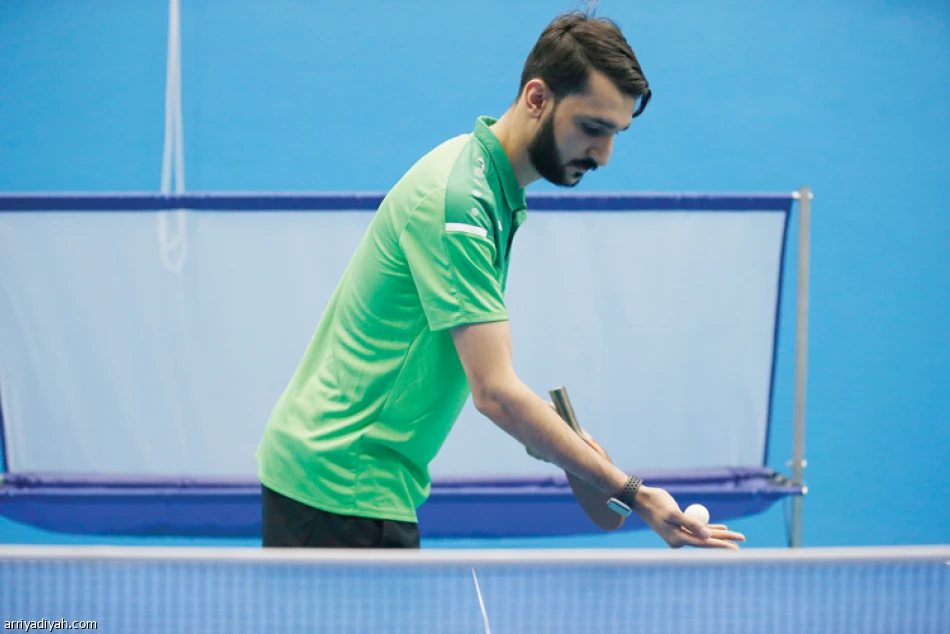 Ali Al-Khadrawi is Saudi Arabia's sole representative at Tokyo 2020's table tennis comeptition. (Saudi Arabian Olympic Committee)