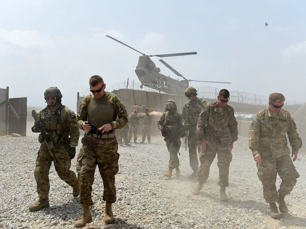 US soldiers at a base in the Nangarhar province on Afghanistan in 2015. (AFP/ File)
