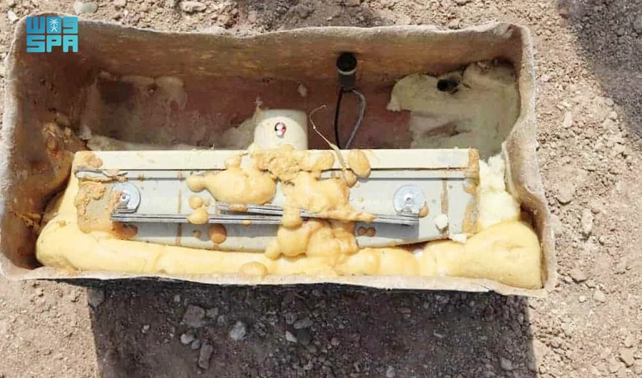 More than 1.2 million mines have been planted by the Houthis in Yemen. (SPA)