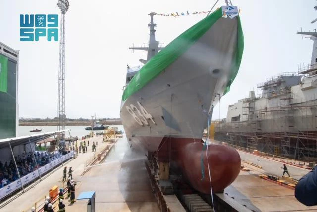 Saudi navy unveils latest warship Jazan in Spain