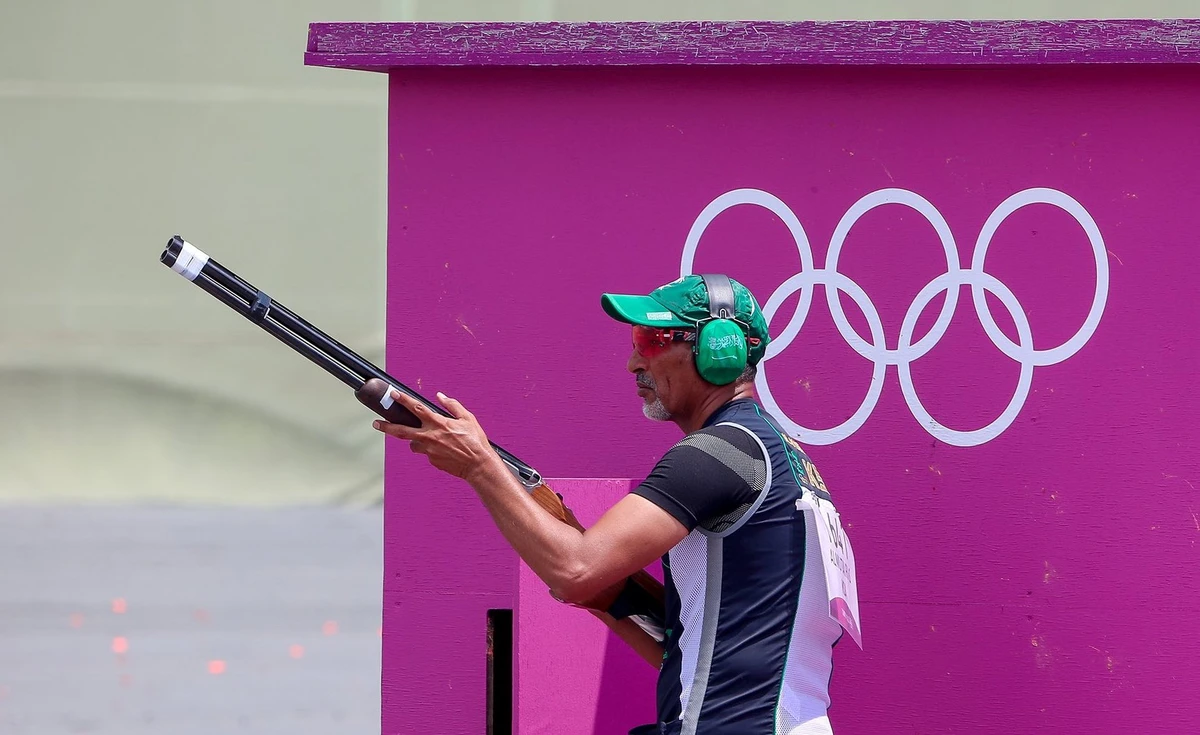 Saeed Al-Mutairi exited Tokyo 2020 in the early hours of Monday morning. (Twitter: @saudiolympic)