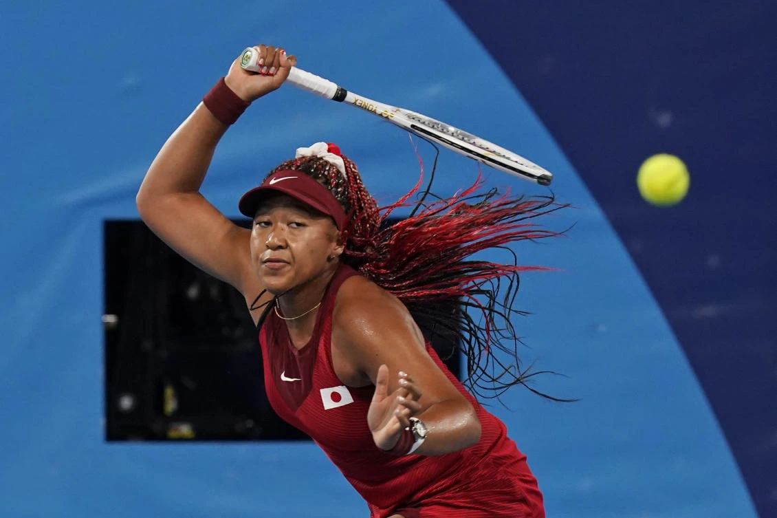 Japanese star Naomi Osaka lost 6-1, 6-4 to Marketa Vondrousova after an error-strewn performance. (AP)