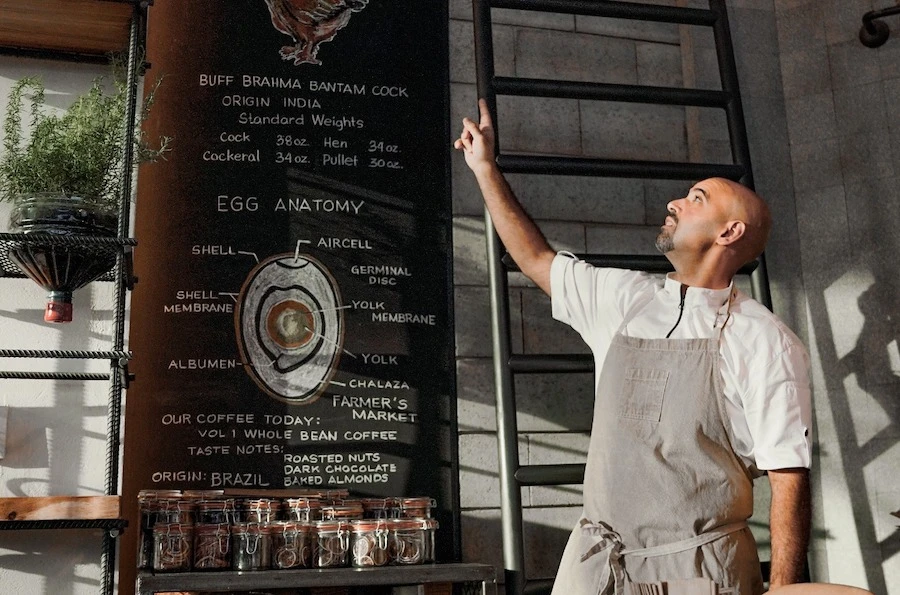 Portrait of Kuwaiti chef Ahmed Al-Bader. Supplied