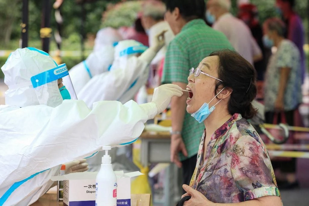 As of July 30, mainland China had a total of 92,930 confirmed coronavirus cases. (AFP)