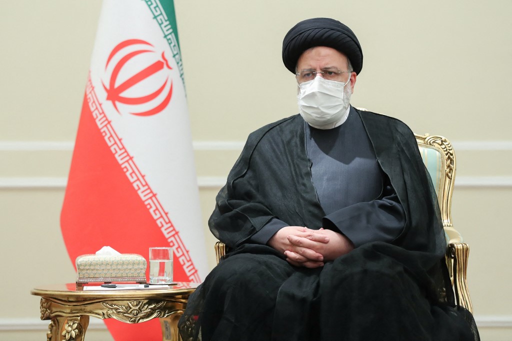 Above, Iran’s President Ebrahim Raisi. (AFP)
