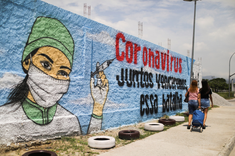 Brazil has been hit hard by the COVID-19 pandemic. (Reuters)