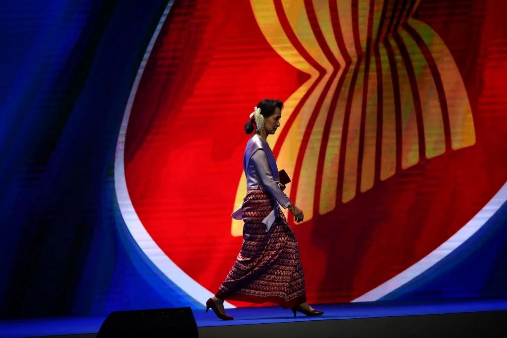 ASEAN is under increasing international pressure to act on the troubles unfolding in Myanmar, where the military in February toppled the elected government of Aung San Suu Kyi. (AFP)