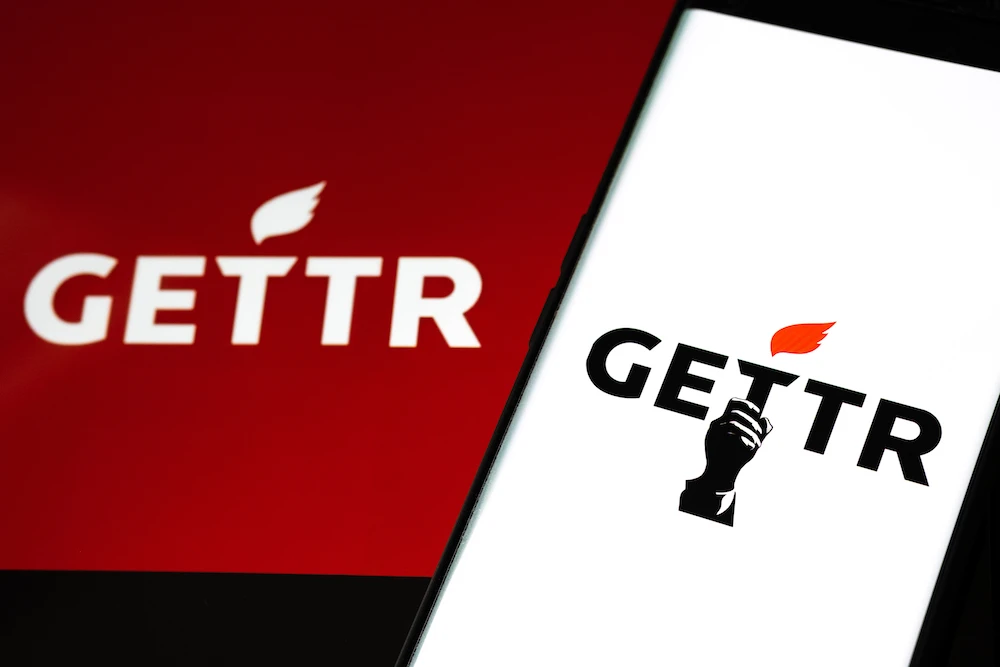 Launched on July 1, Gettr is a Twitter-style platform set up by Trump’s former senior adviser Jason Miller. (Shutterstock)