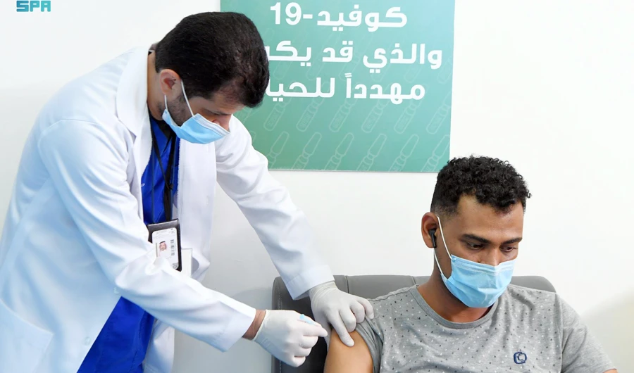 Almost all of the Saudi population are soon expected to become fully vaccinated against COVID-19. (SPA)