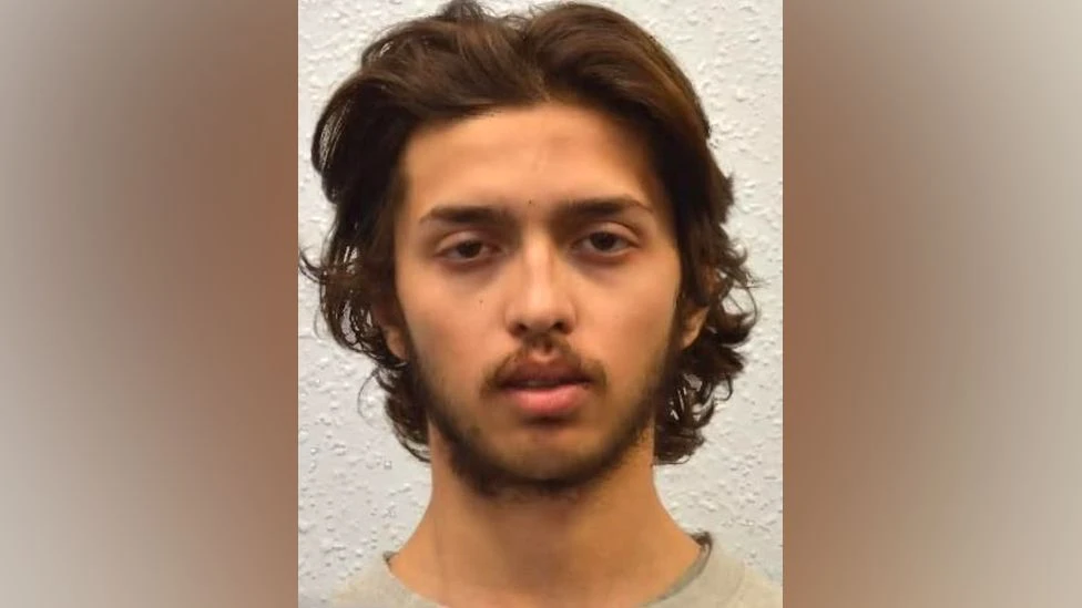 After being released in January 2020, Sudesh Amman, 20, was placed under constant armed surveillance. (Met Police)