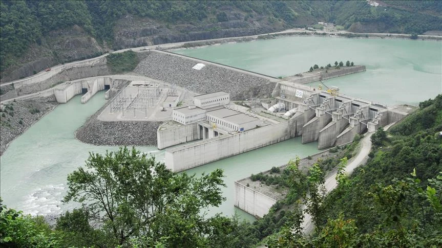 Julius Nyerere Hydropower Station (JNHS), a 2,115MW hydroelectric dam under construction, in Rufiji, Tanzania. (Twitter Photo)