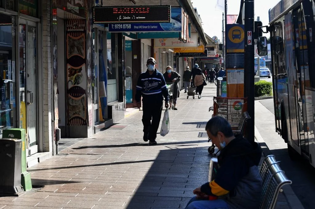 The lockdown of 5 million people in state capital Sydney was entering its sixth week. (AFP)