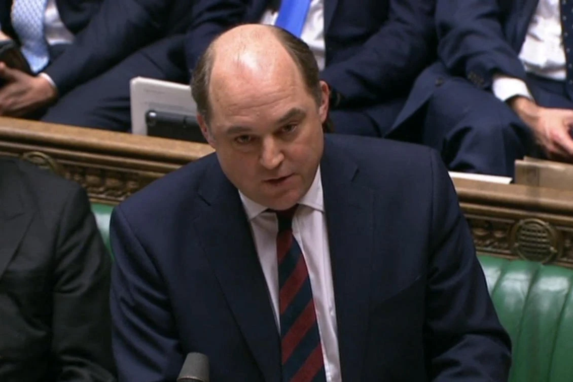 British Defense Minister Ben Wallace. (File/Reuters)