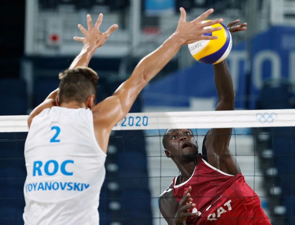 Qatar to contest beach volleyball bronze medal match after semifinal loss to Russian Olympic Committee team